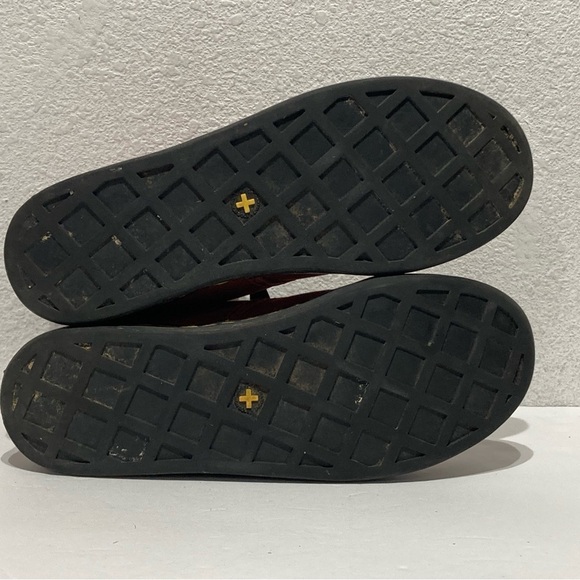 Women’s Dr Martens Shoreditch Maroon Canvas Boots - Picture 7 of 8